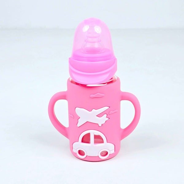 Baby Glass Feeder with Soft Silicone Teat | 240ml