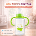 Baby Love Training Sippy Bottle – Soft Nipple, Easy-Grip Handles & Anti-Colic Design