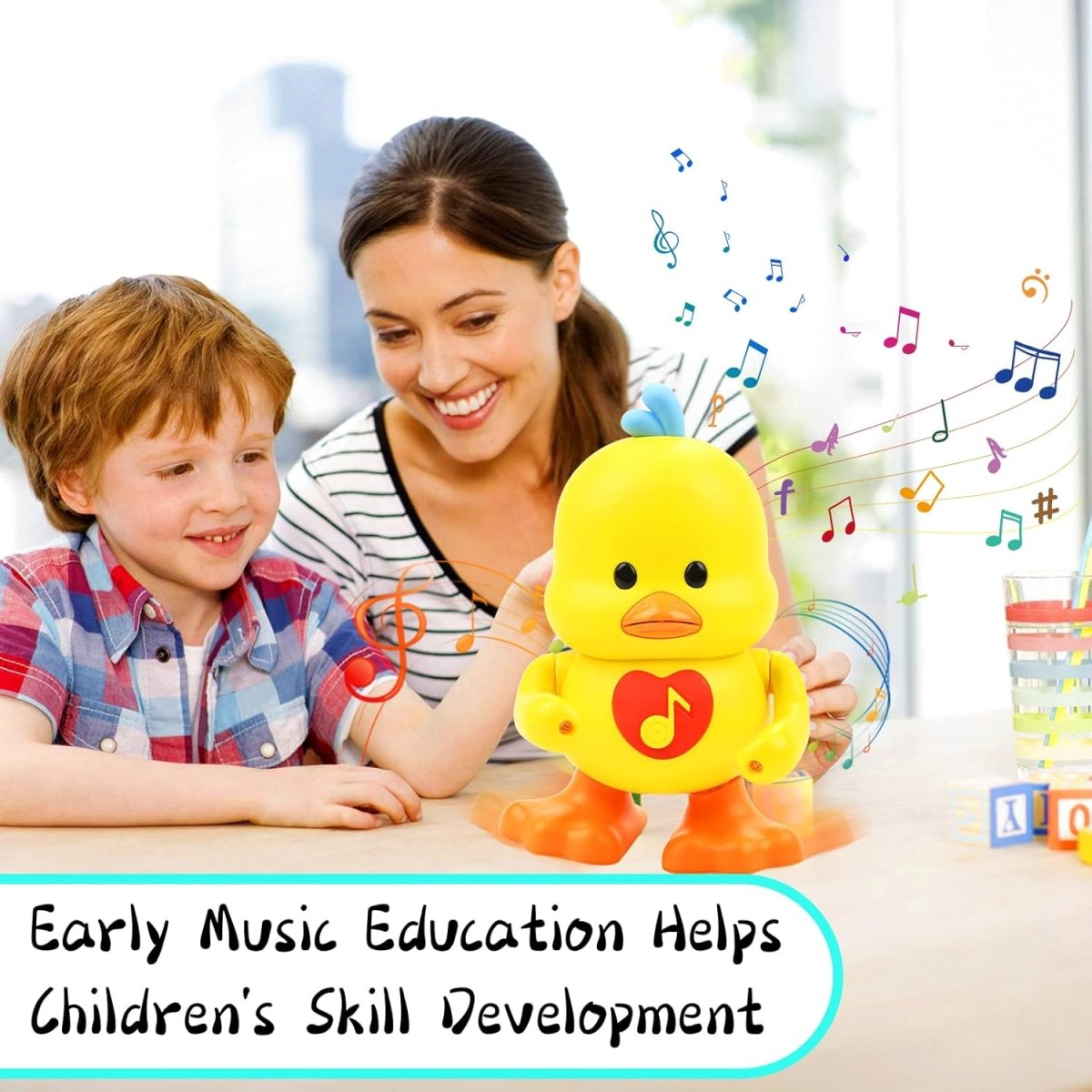 Battery-Operated Musical Dancing Duck | Singing & Dancing Duck for Kids
