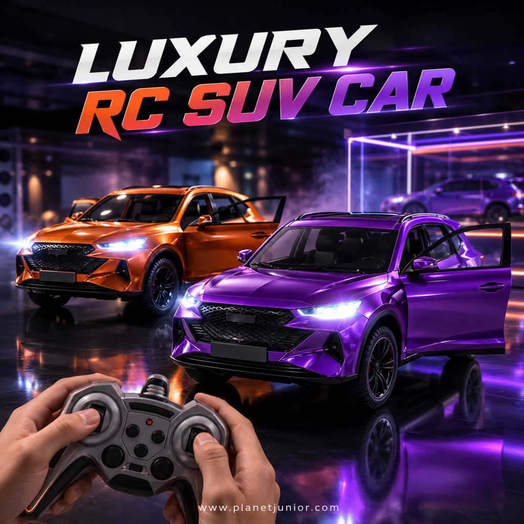 Premium RC SUV Car Spray, Opening Doors & LED Lights