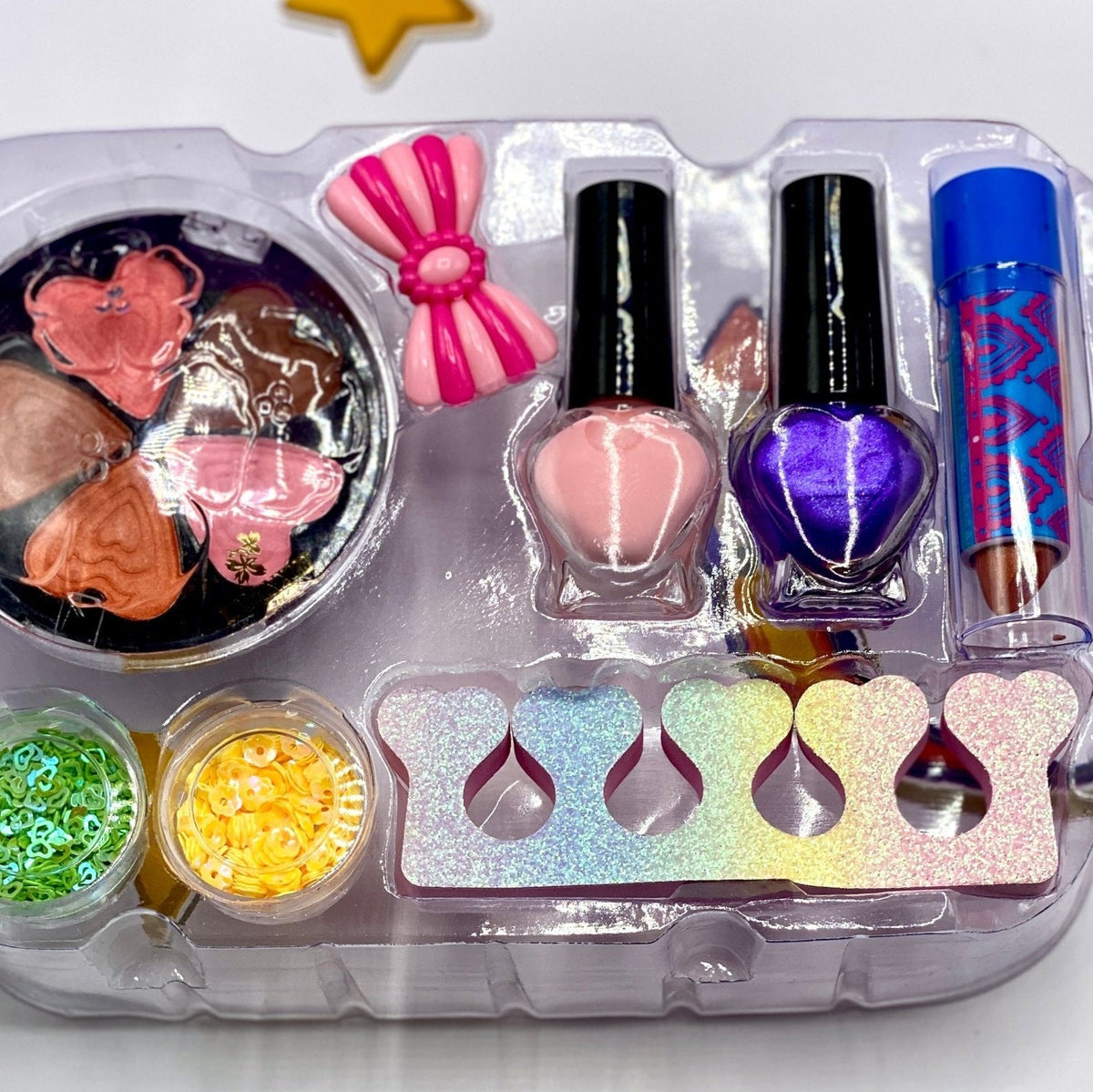 Mermaid Sparkle Portable Makeup Suitcase – Glitter Beauty Vanity Case Set 🧜♀️✨💄