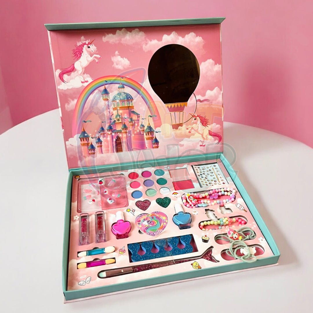 Beauty Cosmetics & Nail Art Box – Glam Makeup & Creative Styling Set