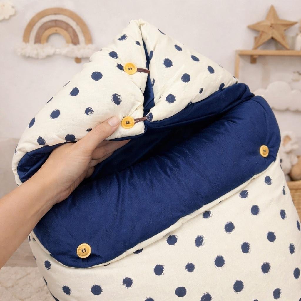 Blue Polka Carry Nest