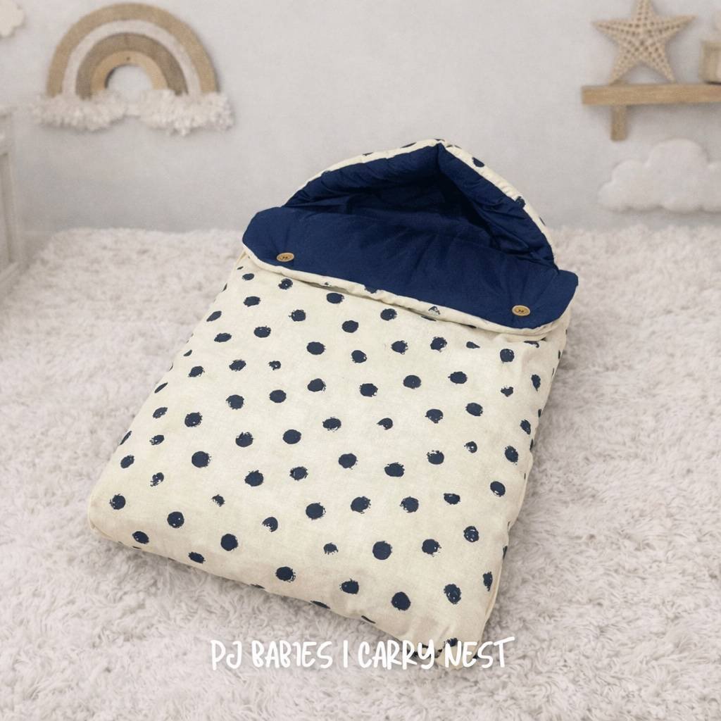 Blue Polka Carry Nest