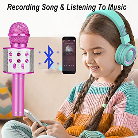Bluetooth Wireless Microphone with Speaker