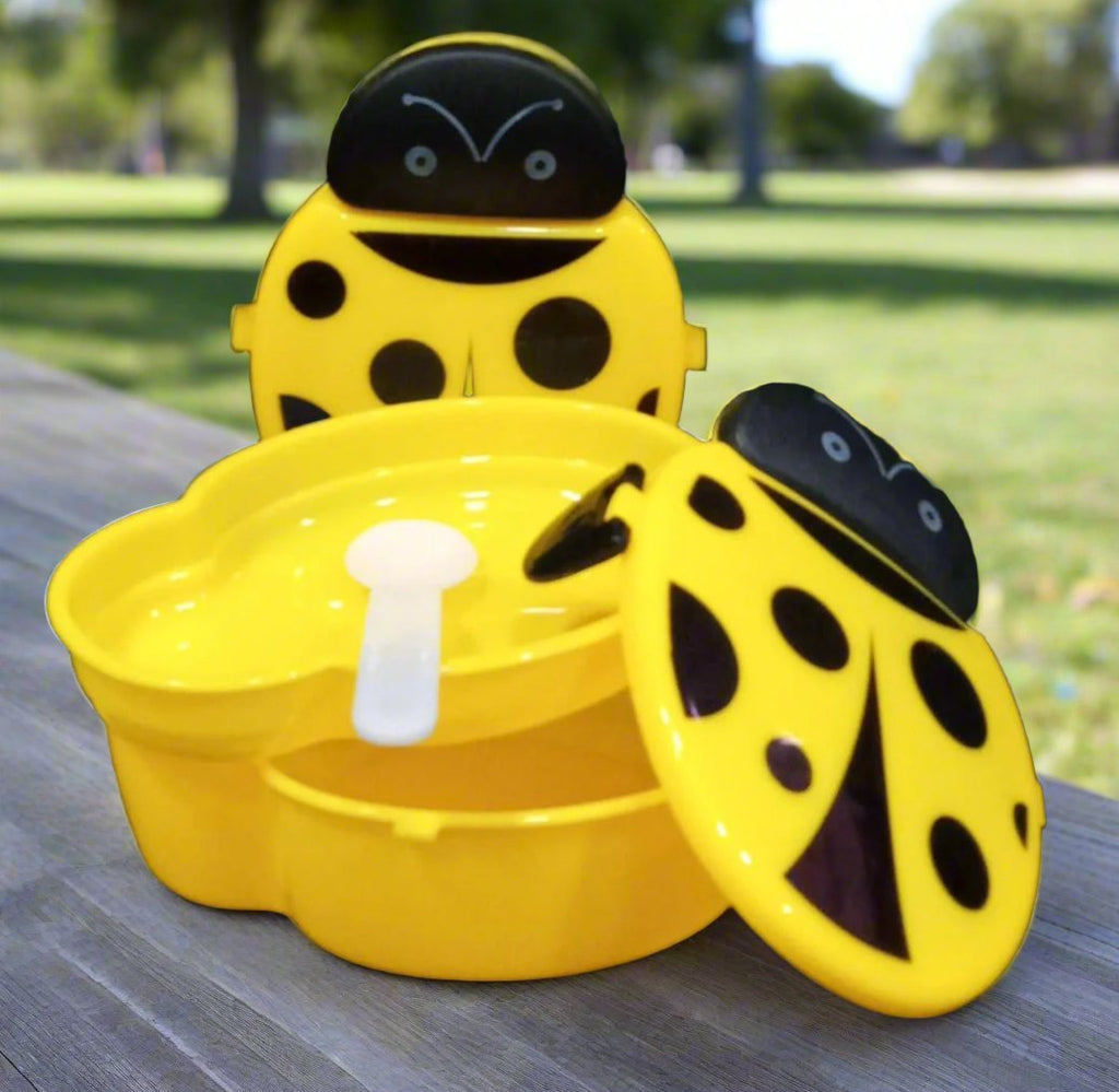 Ladybug Theme Double Layers Lunch Box