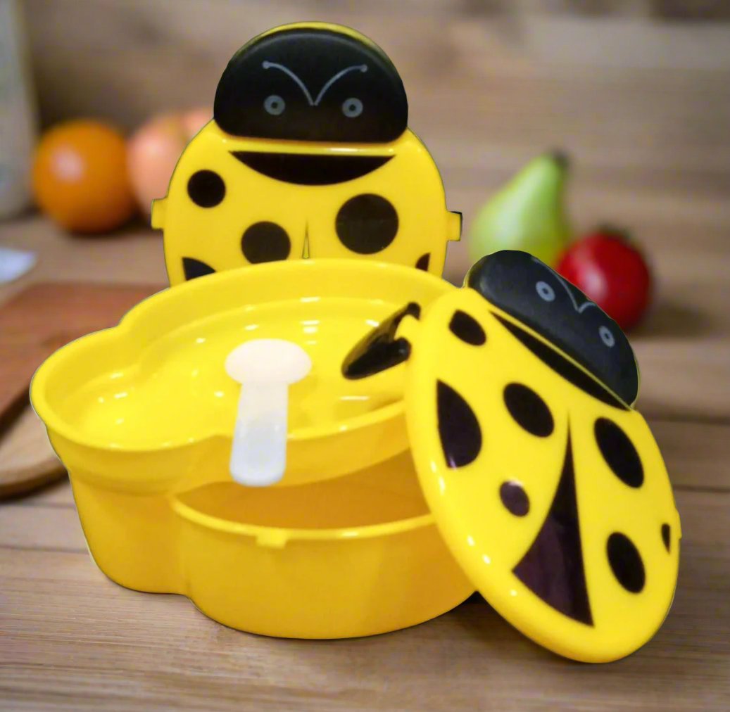 Ladybug Theme Double Layers Lunch Box