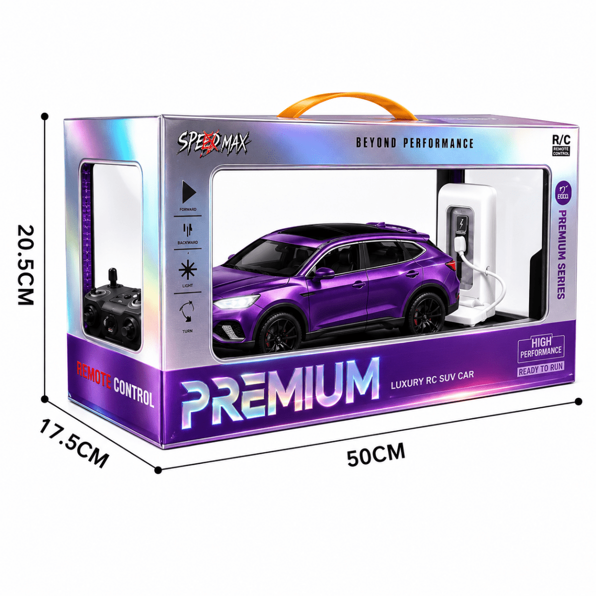Premium RC SUV Car Spray, Opening Doors & LED Lights