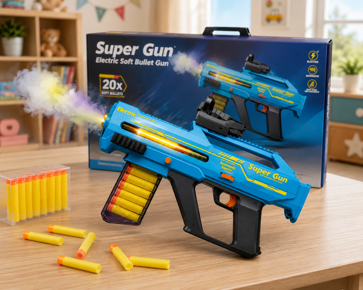 Super Blaster Foam Dart Launcher with Shell Ejecting Action