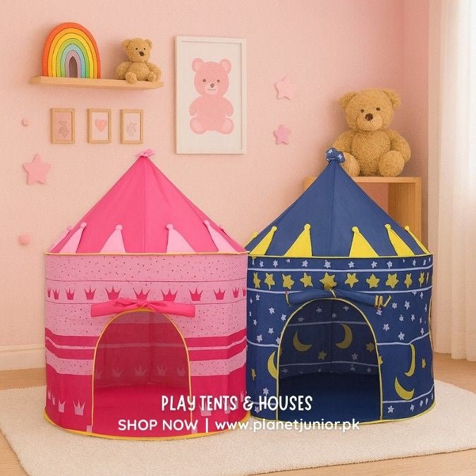 Castle Play House Portable Tent – Kids Princess & Adventure Play Castle 🏰✨👑