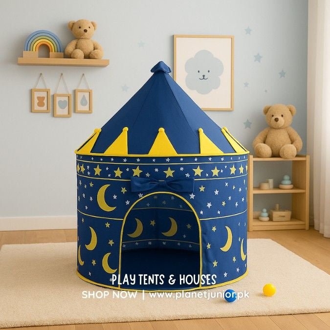 Castle Play House Portable Tent – Kids Princess & Adventure Play Castle 🏰✨👑