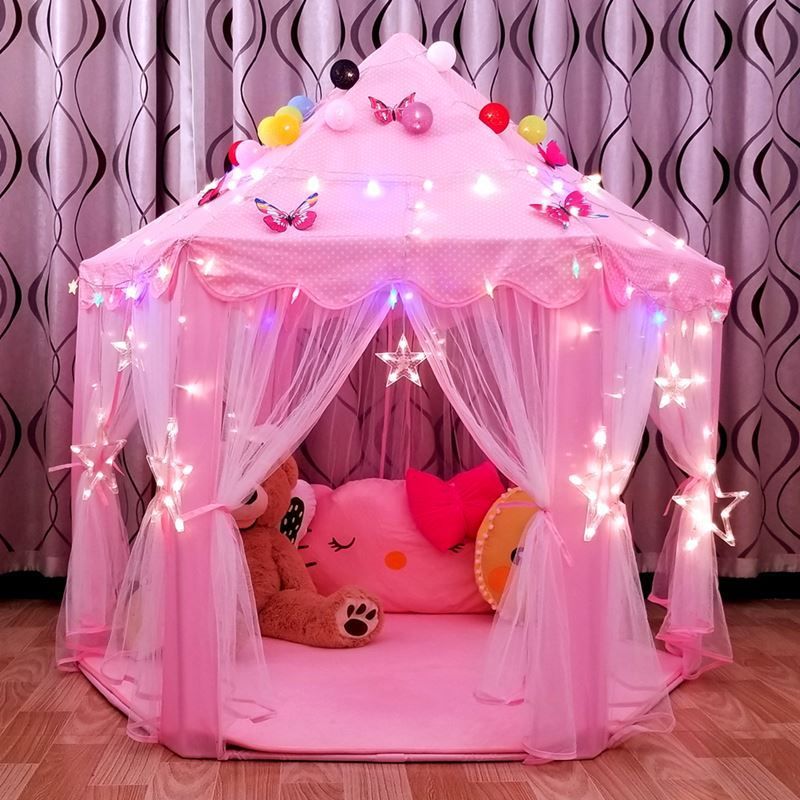 Castle Shaped Cute Princess Tent House – Royal Play Castle for Kids 👑🏰✨