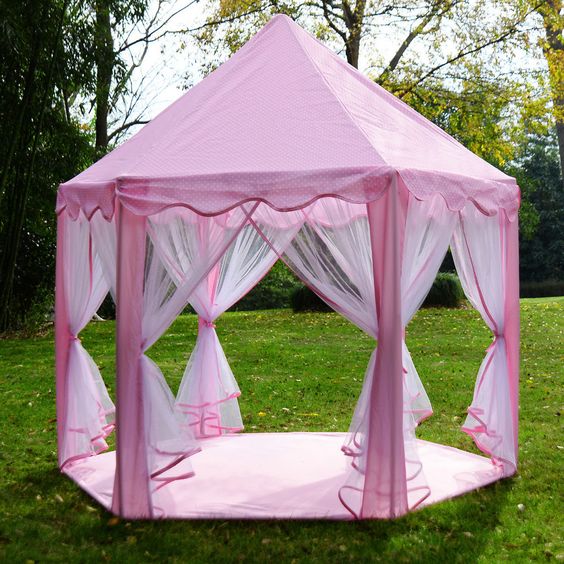 Castle Shaped Cute Princess Tent House – Royal Play Castle for Kids 👑🏰✨