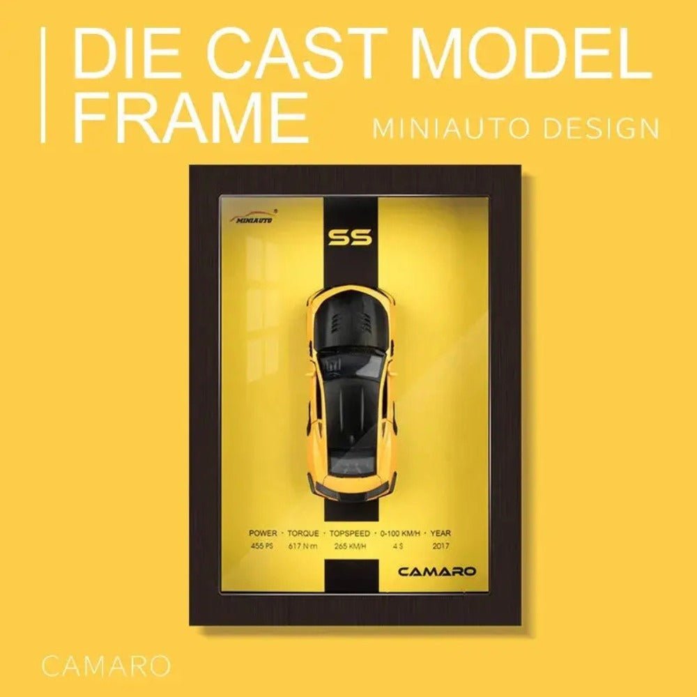 3D Wall Frame 1:32 Scale Chevrolet Camaro DieCast Model