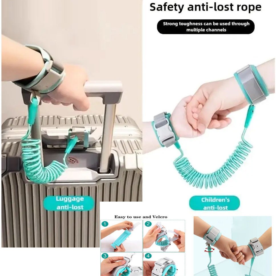 Child Anti-Lose Strap 2-in-1 with Safety Lock – Secure, Comfortable & Travel-Friendly