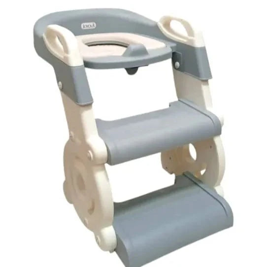 Child-Friendly Commode Ladder with Non-Slip Steps