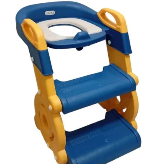Child-Friendly Commode Ladder with Non-Slip Steps