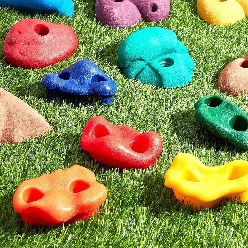 Climbing Wall Holds Set for Kids Outdoor Activity