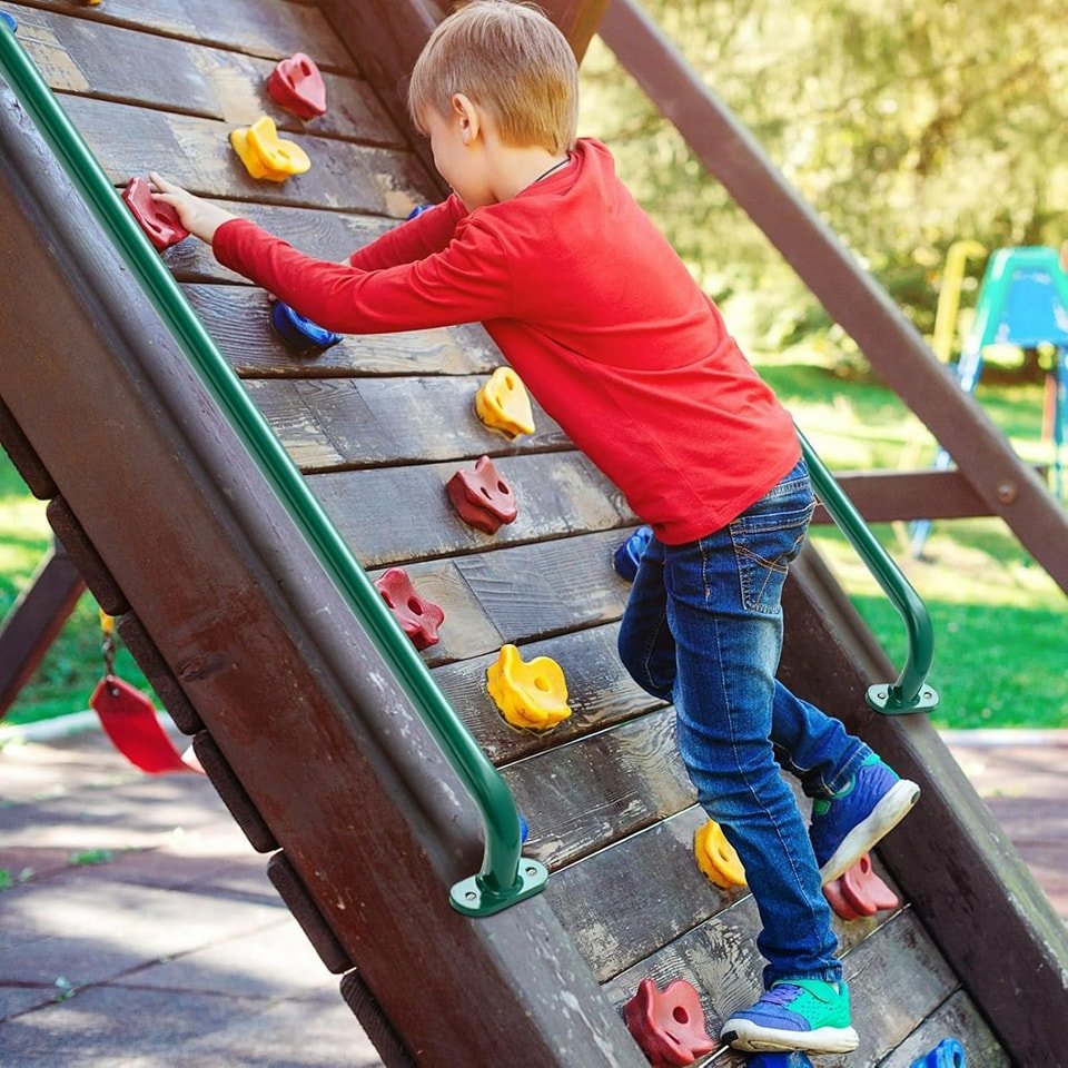 Climbing Wall Holds Set for Kids Outdoor Activity