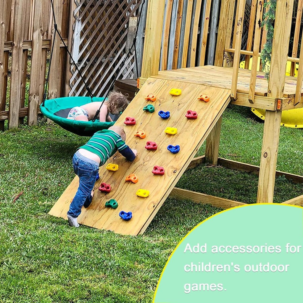 Climbing Wall Holds Set for Kids Outdoor Activity