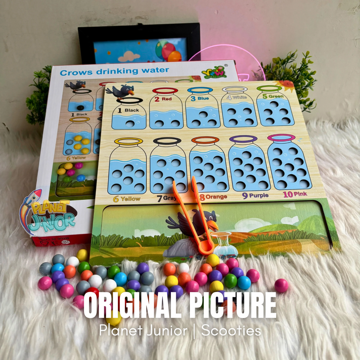 🎨 Color Sorting Learning Board – Kids Educational Matching Game