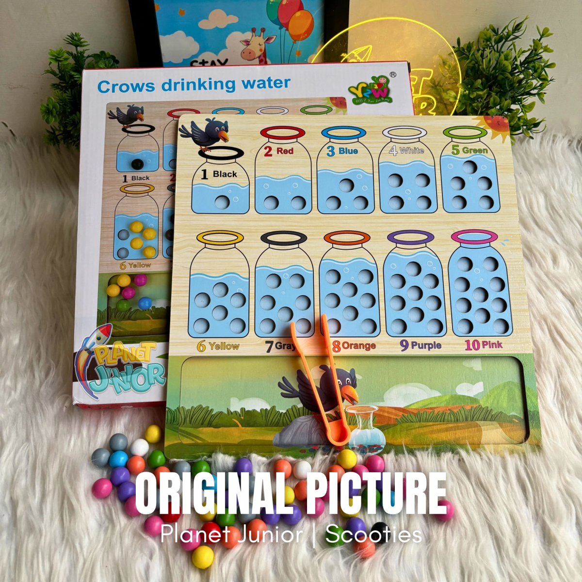 🎨 Color Sorting Learning Board – Kids Educational Matching Game