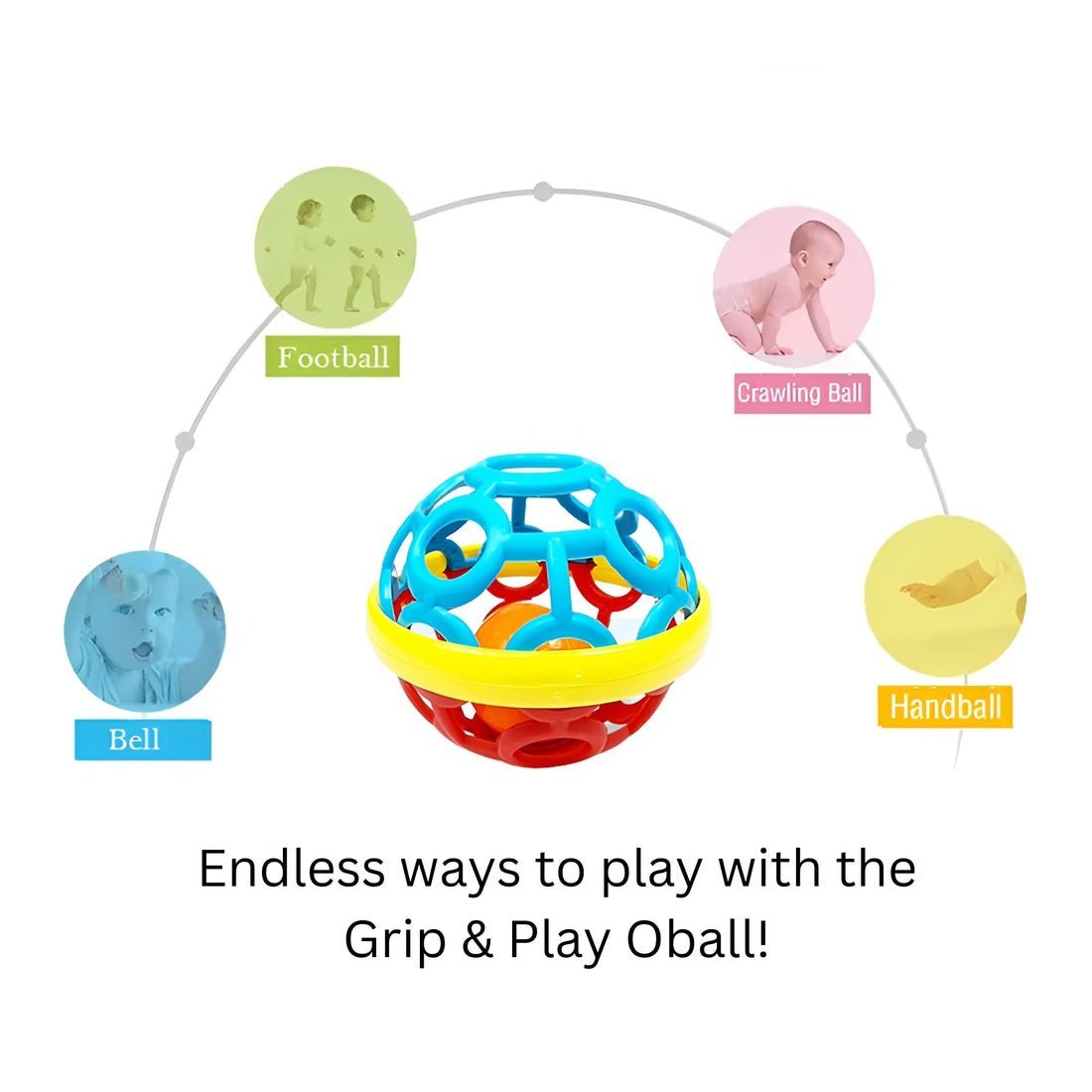 Colorful Baby Ball Toy for Sensory Play