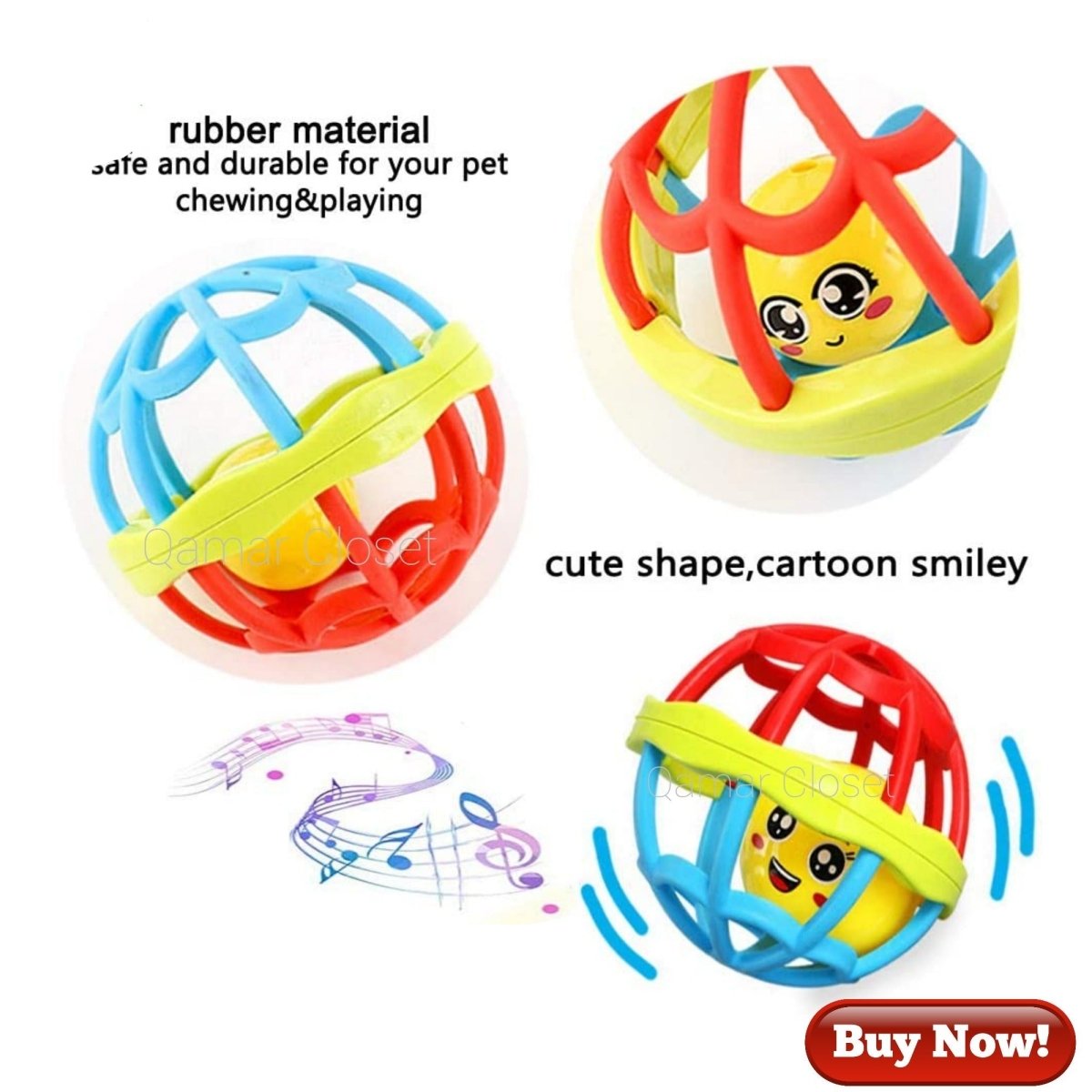 Colorful Baby Ball Toy for Sensory Play
