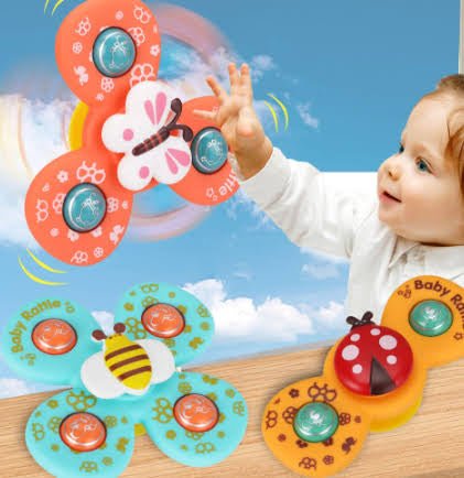 Colorful Cute Animals Design Spinner | Pack of 3