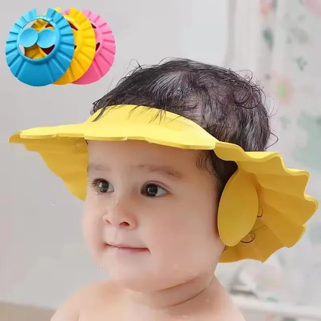 Comfortable Baby Shower Cap for Safe Baths