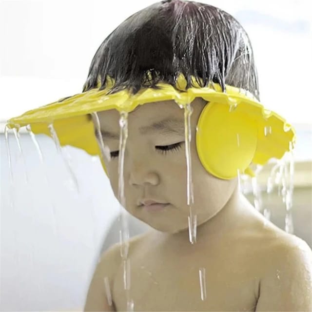 Comfortable Baby Shower Cap for Safe Baths