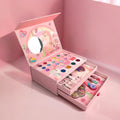 Complete Makeup Layers Cosmetics Box – Multi Layer Beauty Case Set 💄✨🎀