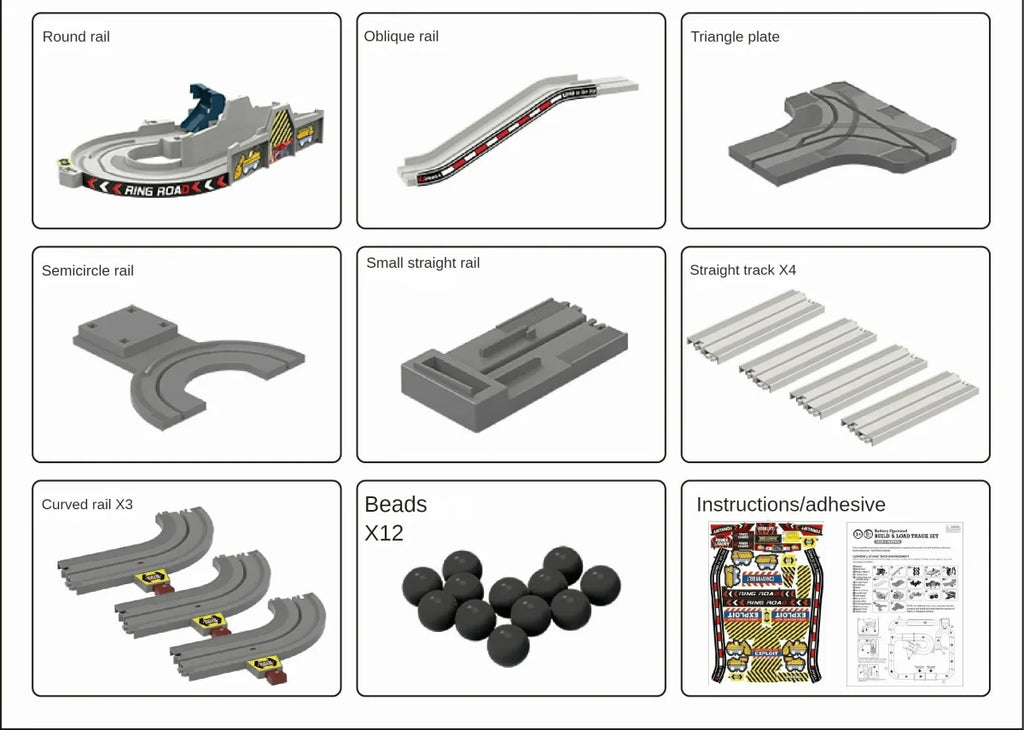 🚧 Construction Quarry Engineering Track Set