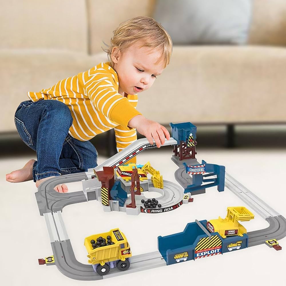 🚧 Construction Quarry Engineering Track Set