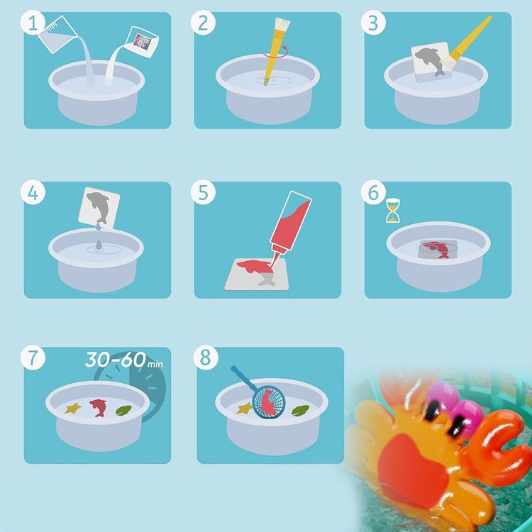 Creative 3D Pack of Fun Colors Magic Water Elf Toy Kit