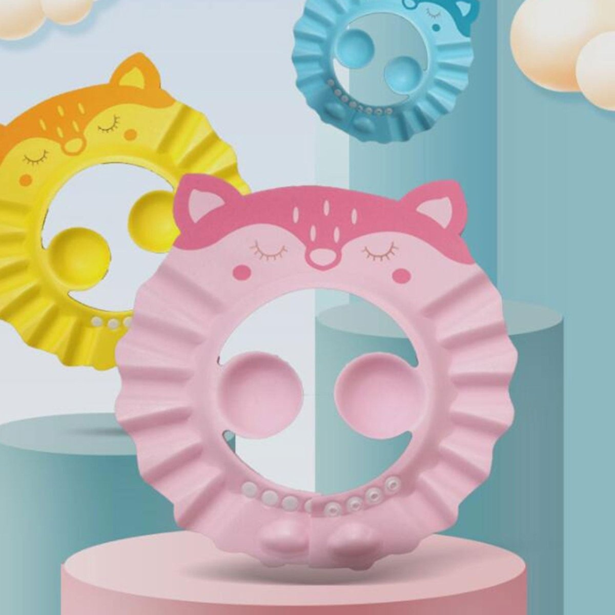 Cute Baby Shower Cap for Kids