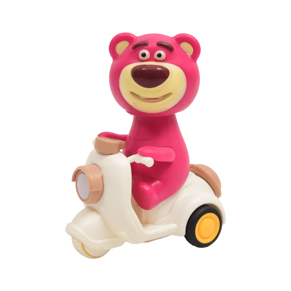 Cute Bear Push Scooter – Friction Powered Ride-On Mini Car