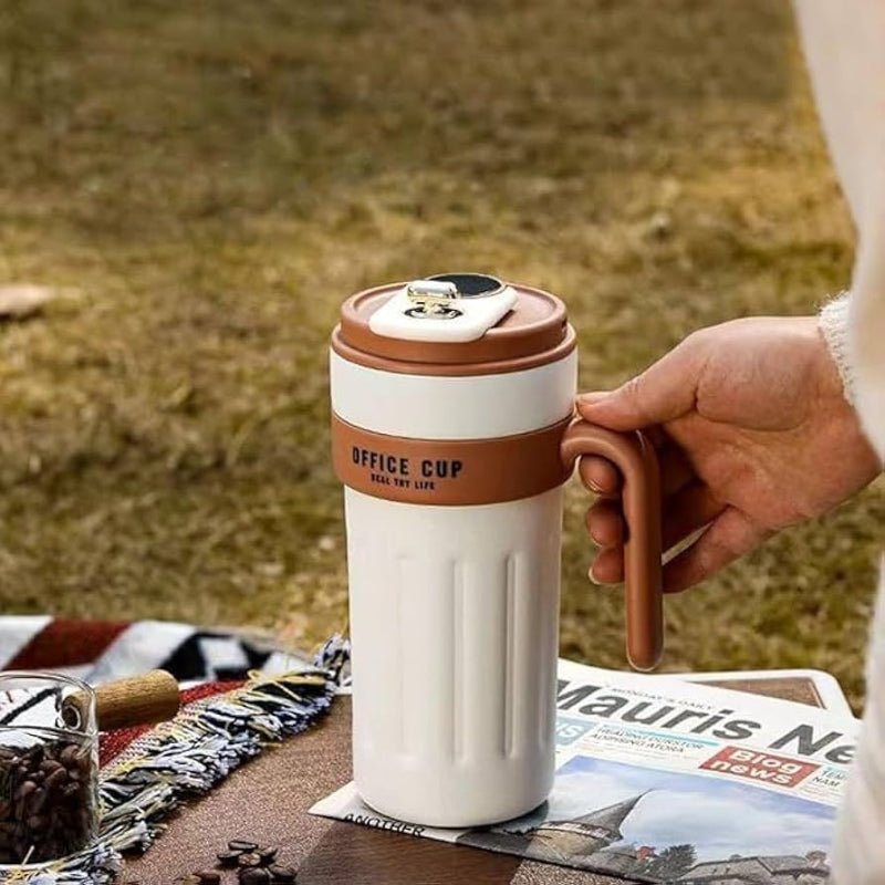 Cute Temperature Display Coffee Cup
