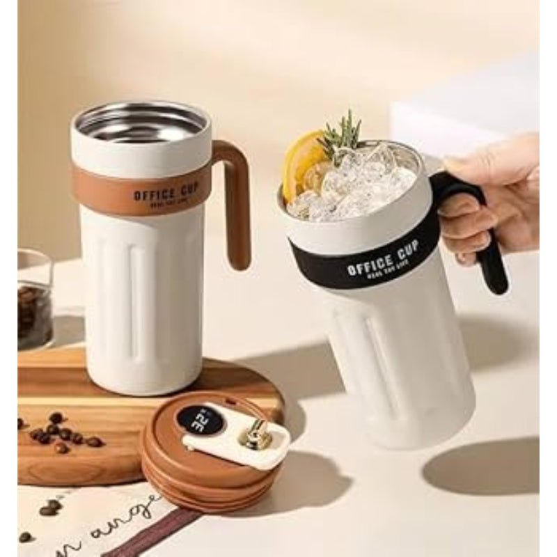 Cute Temperature Display Coffee Cup