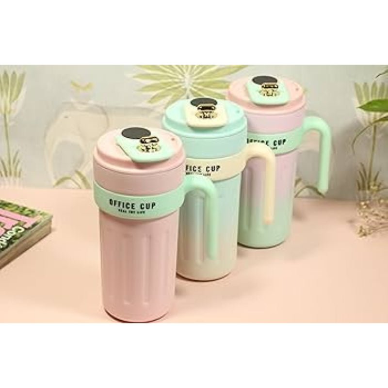 Cute Temperature Display Coffee Cup