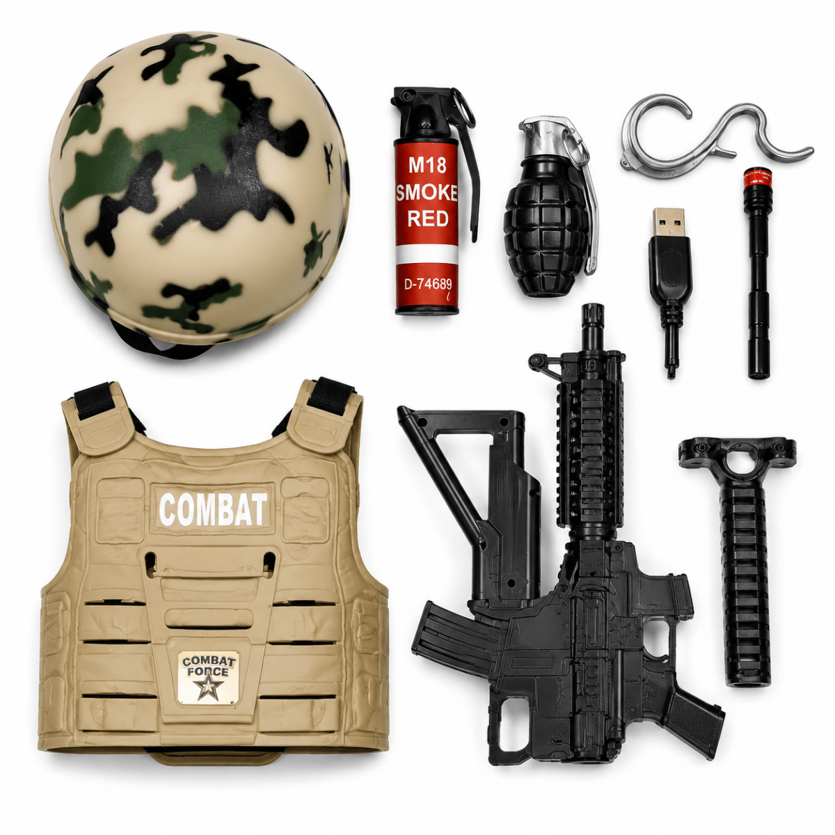 Military Army Combat Force Roleplay Set for Kids