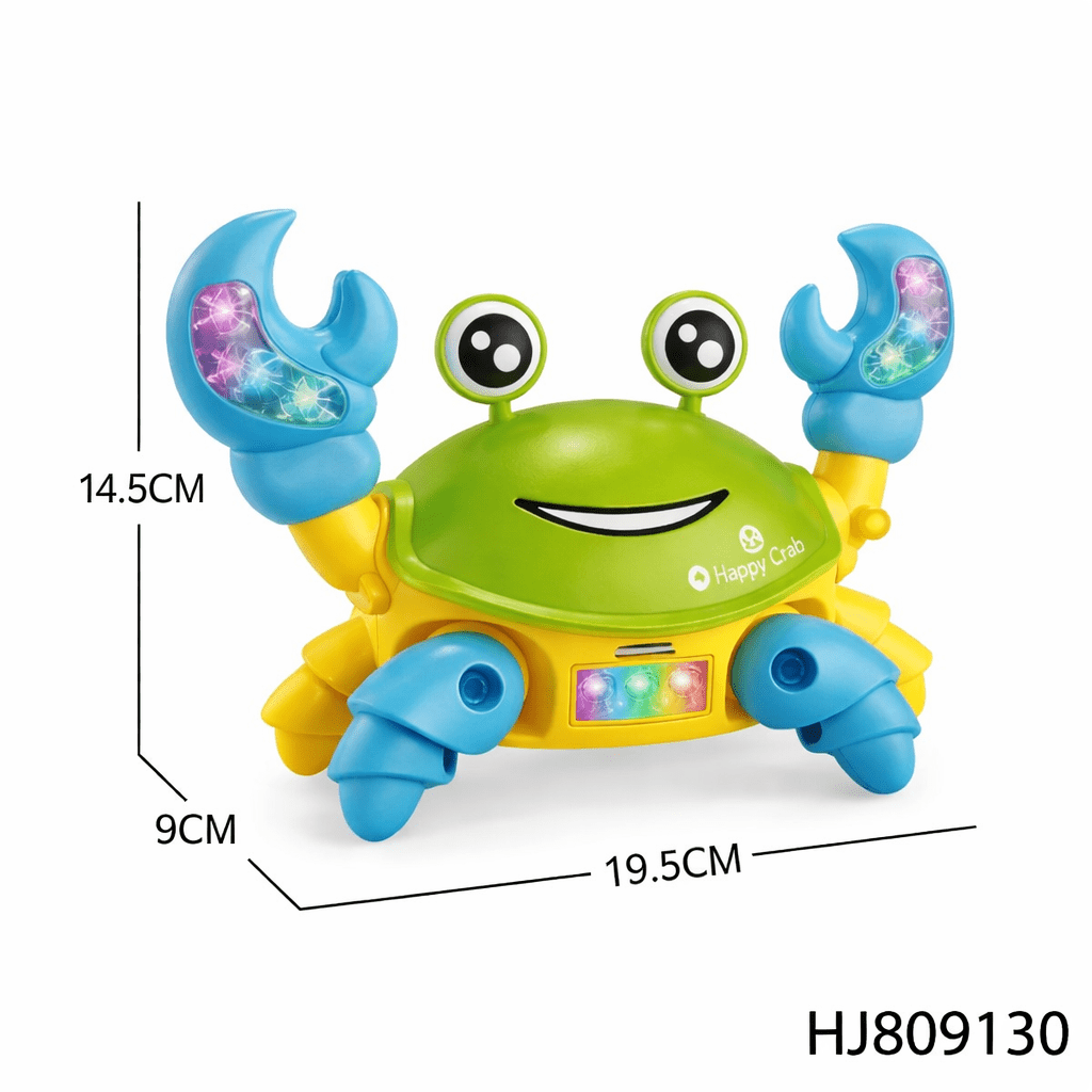 Dancing Musical Crab Toy with Lights – Crawling, Music & Sensory Fun