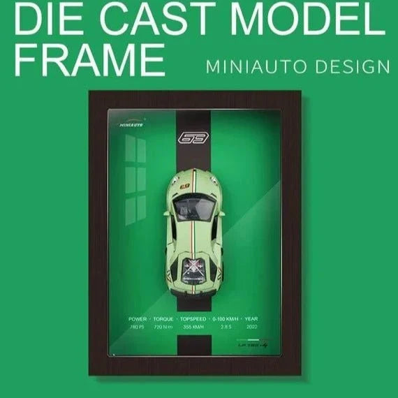 3D Display Frame 1:32 Lamborghini Aventador Diecast Model