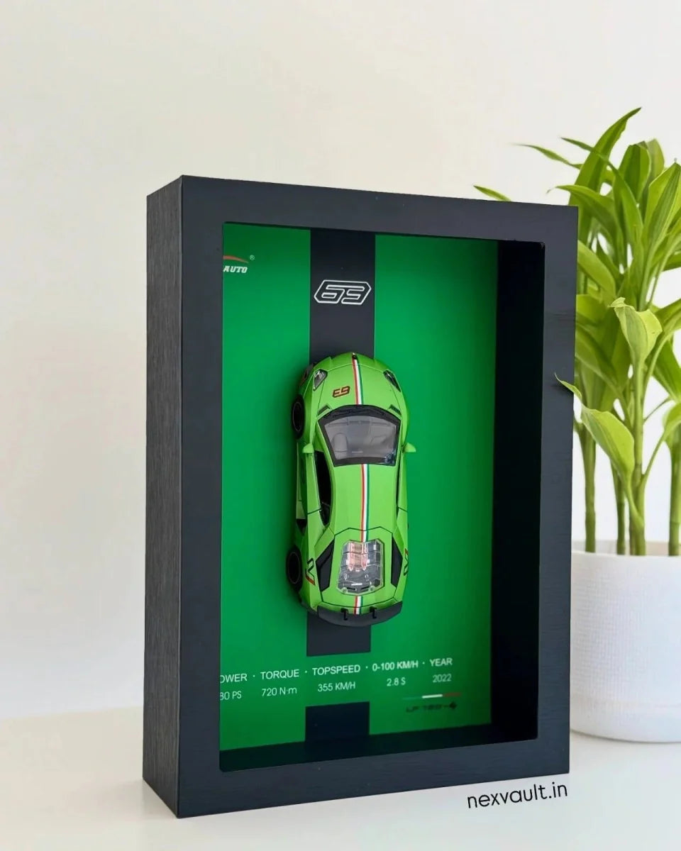 3D Display Frame 1:32 Lamborghini Aventador Diecast Model