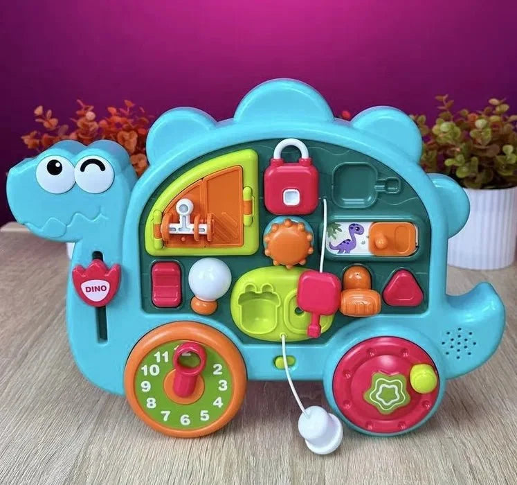 Dinosaur Busy Board – Multifunctional Interactive Learning Car
