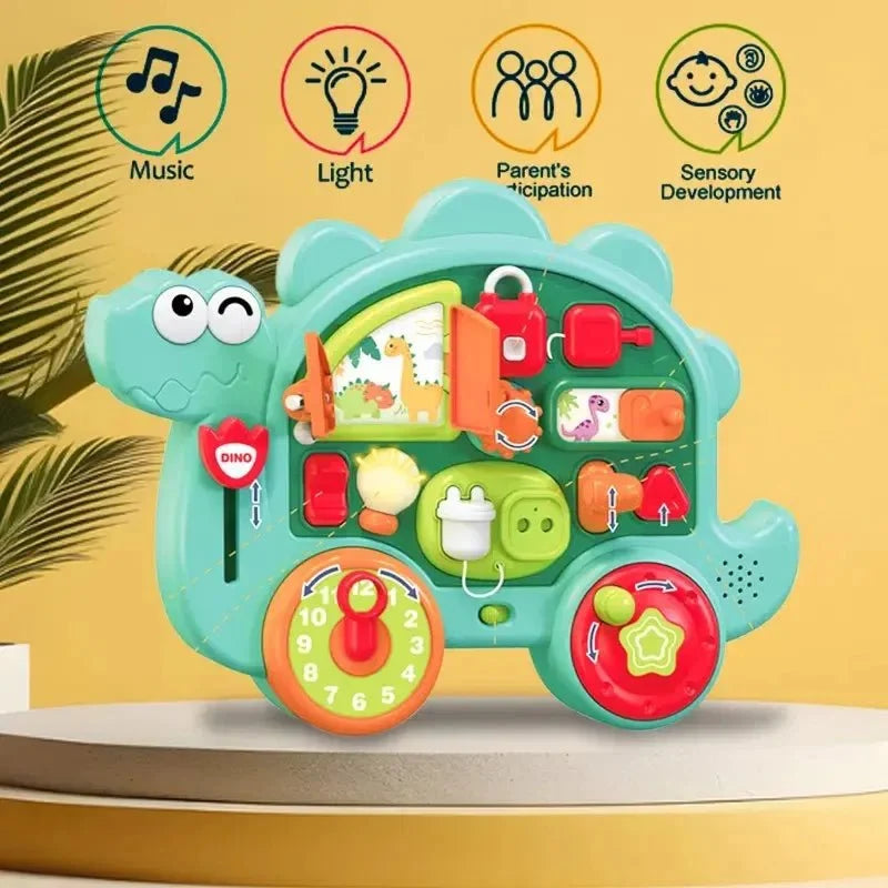 Dinosaur Busy Board – Multifunctional Interactive Learning Car