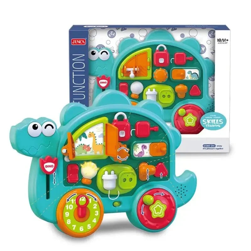 Dinosaur Busy Board – Multifunctional Interactive Learning Car
