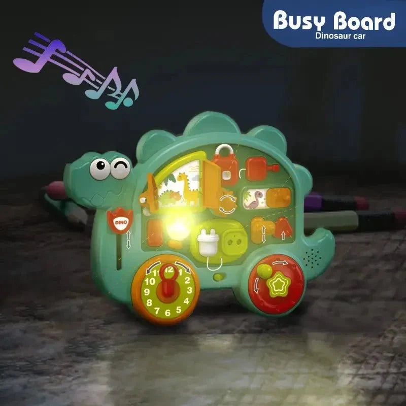 Dinosaur Busy Board – Multifunctional Interactive Learning Car