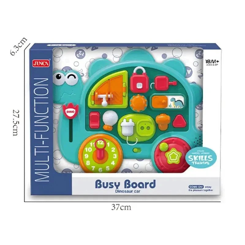 Dinosaur Busy Board – Multifunctional Interactive Learning Car
