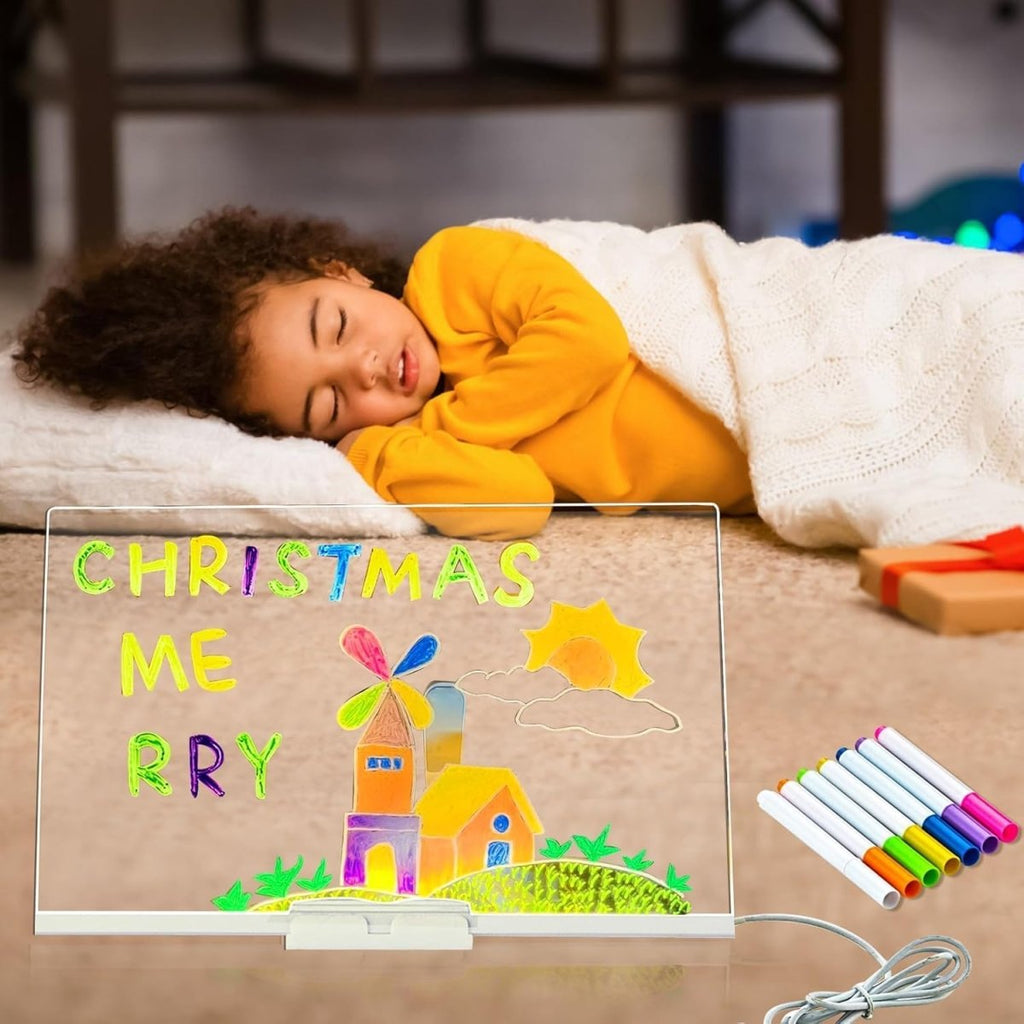 DIY LED Acrylic Writing Board Lamp – Creative Glow Board